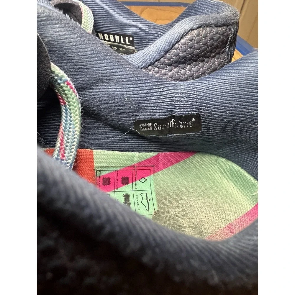 NOBULL Lightning Lightweight‎ Trainer Navy Multicolor Womens 7.5 Men's 6 Rainbow